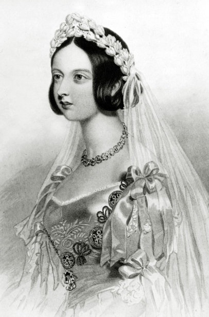 Queen Victoria and Prince Albert 1840 estilotendances Royal Wedding Dresses