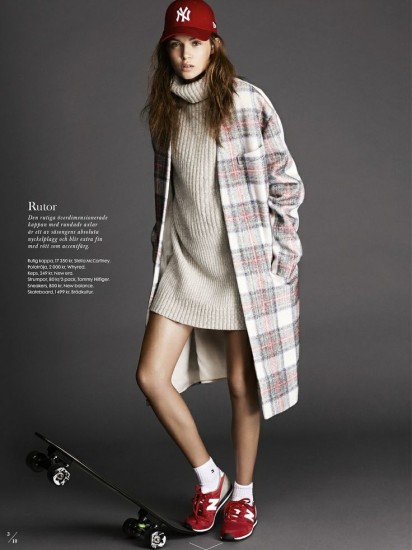 Stella McCartney oversize pattern coat