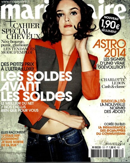 January's Marie Claire covers from all over the world