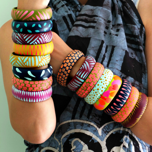 hand painted bangles