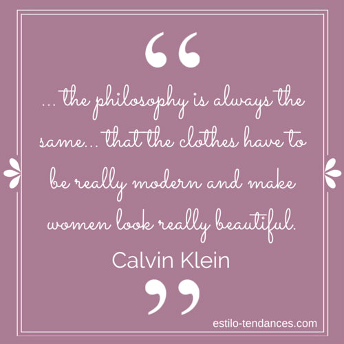 Famous Fashion Quotes by Calvin Klein
