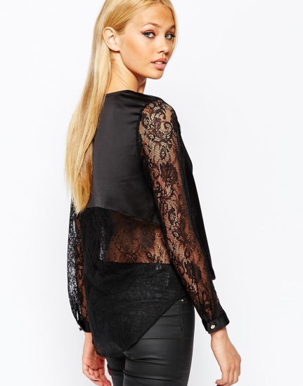 How To Wear It: Lace Shirt