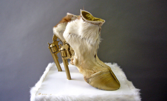 Designer creates shoes made from real dead animal parts, Berlin,