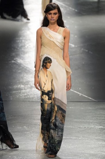Rodarte worked Star Wars designs into beautiful high fashion dresses on the runway for AW 2014