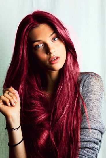 beautiful red hair for dark skin tones
