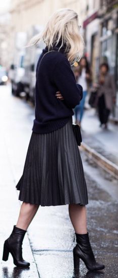 How To Wear The Midi Skirt This Fall