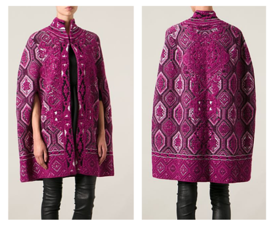 EMILIO PUCCI 'Suzani' jacquard cape