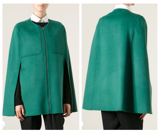 JOSEPH tailored cape coat