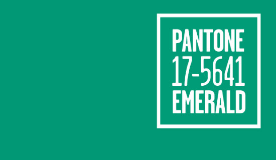 Pantone 2013 Emerald green