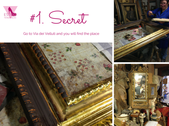 reconstruct gold frames in florence