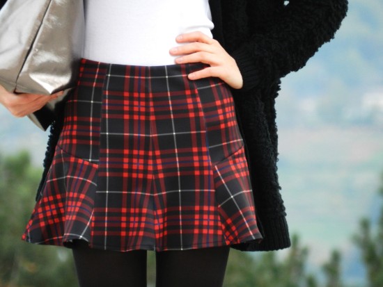Red Tartan Skirt