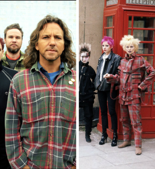 Tartan Nirvana and Pearl jam