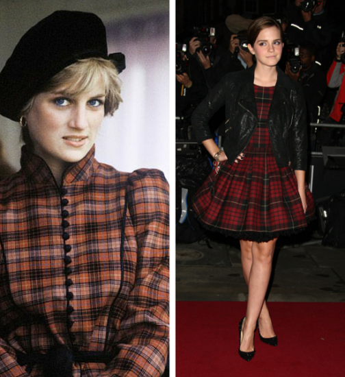 encer Emma Watson tartan