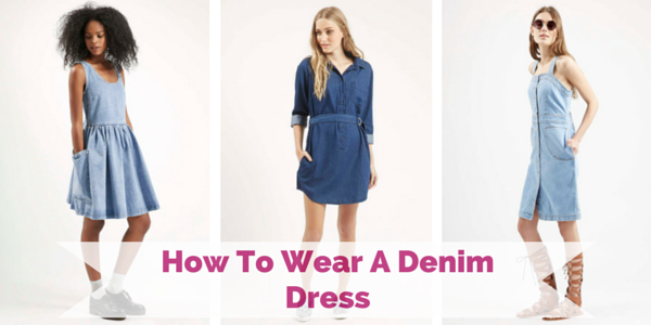 how to accessorize a denim dress