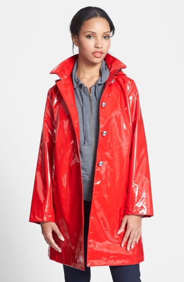 types of raincoats