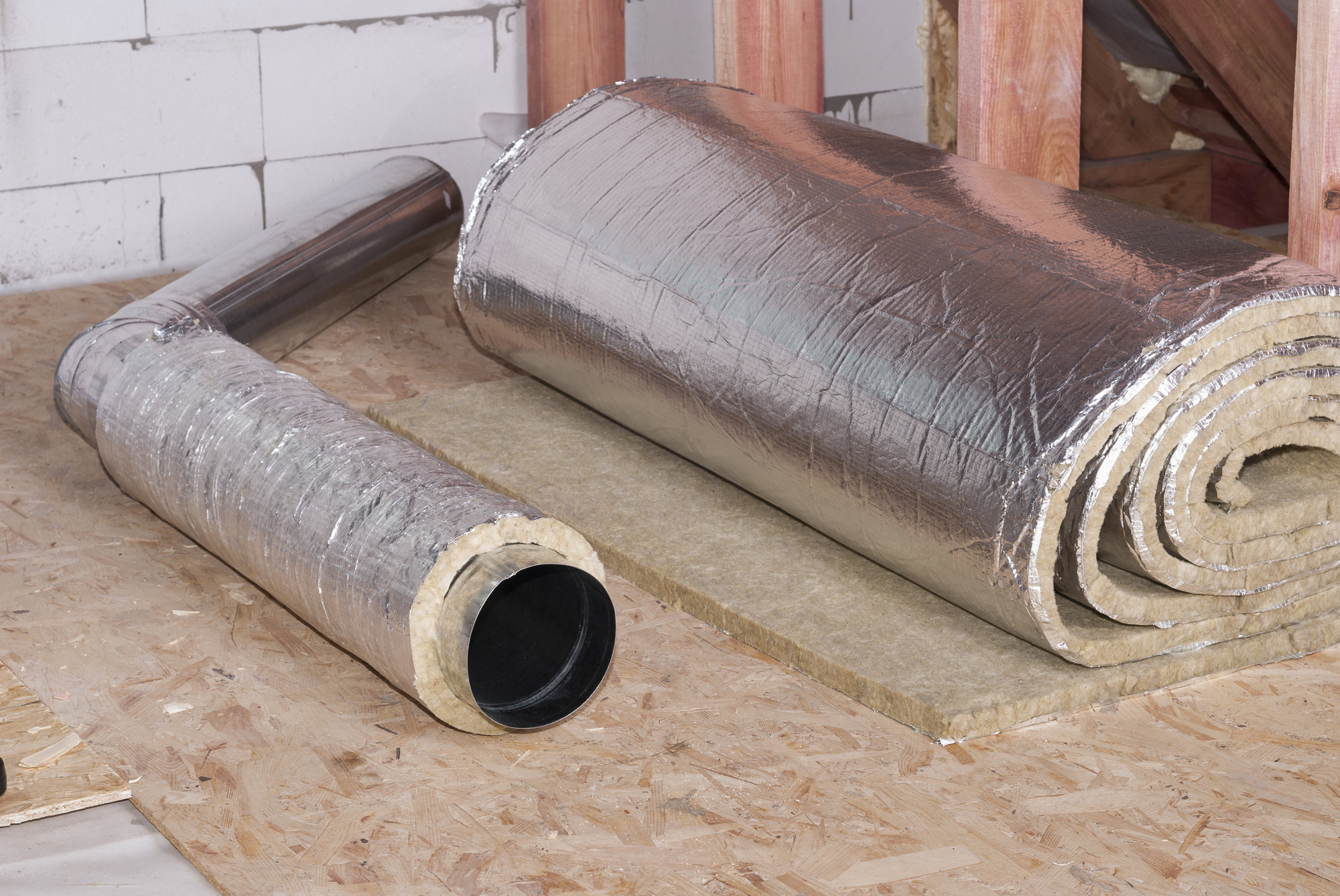 pipe insulation in crawl space