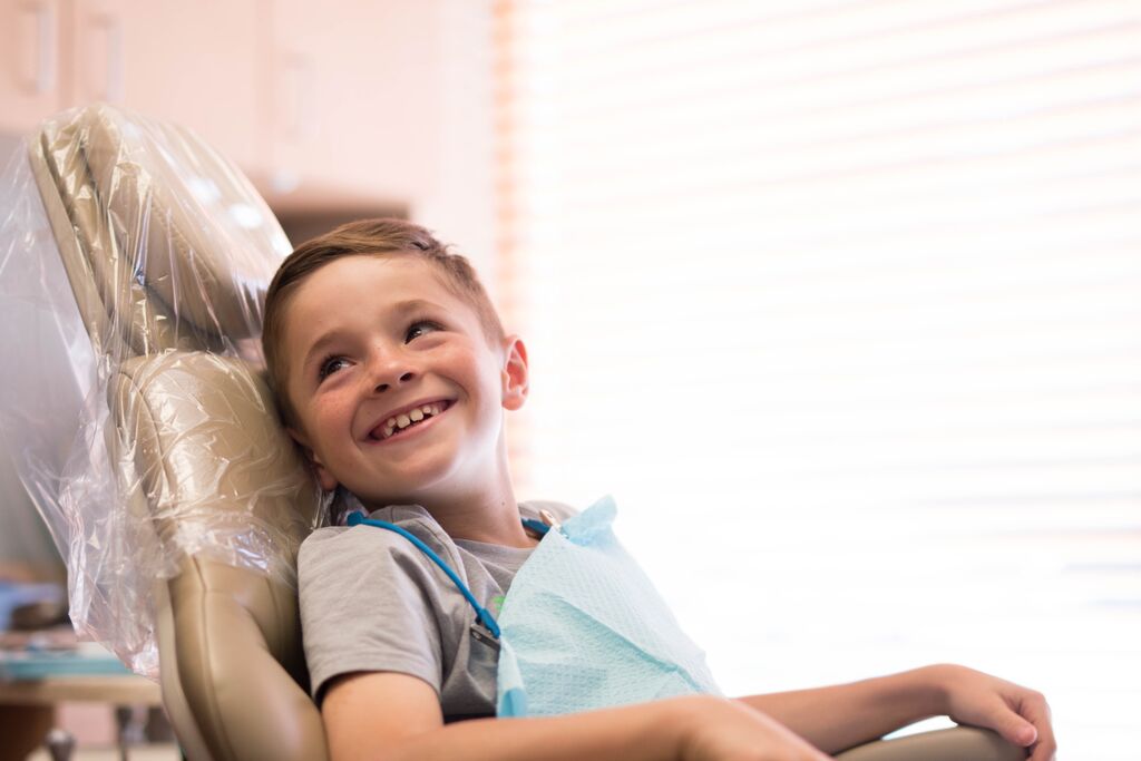 Kid Happy With His Dentist Appointment