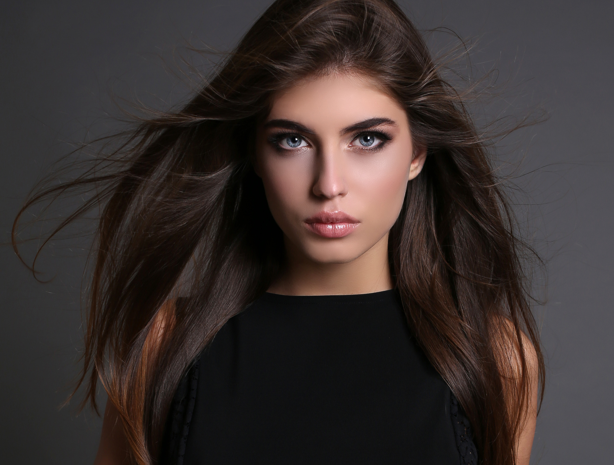 Young Woman with Perfect Hair