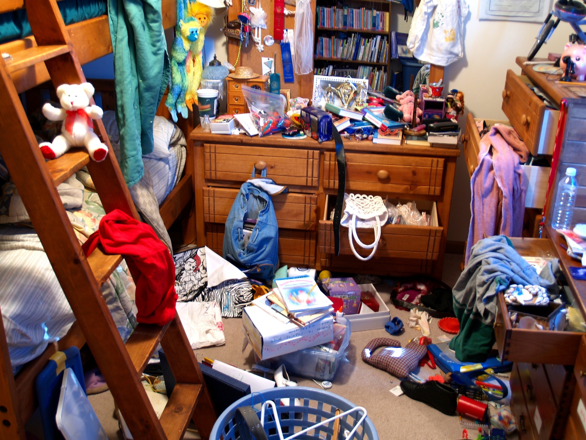 Disorganized Room with Lots of Junk