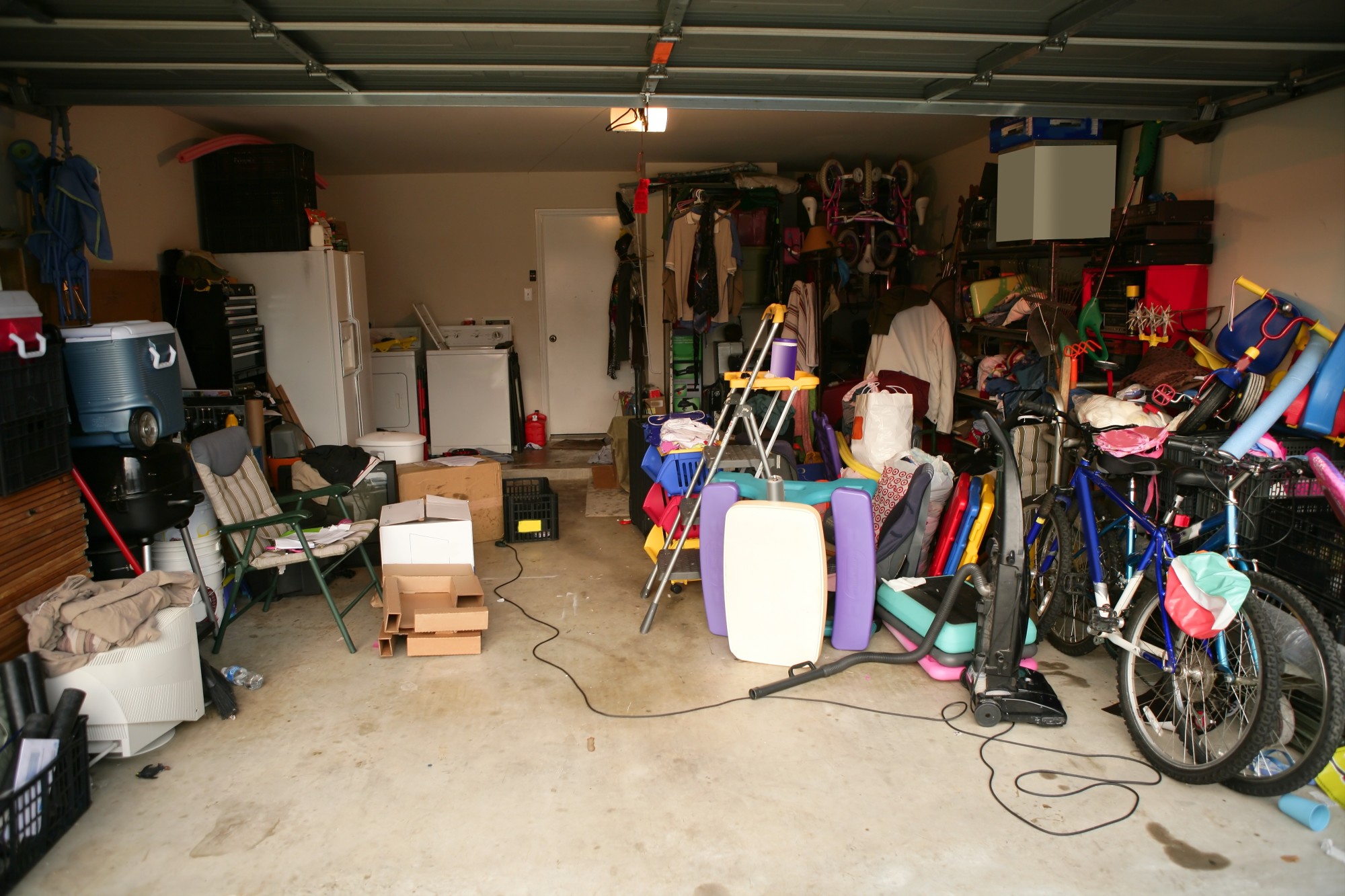 Messy Garage in Need of a Makeover